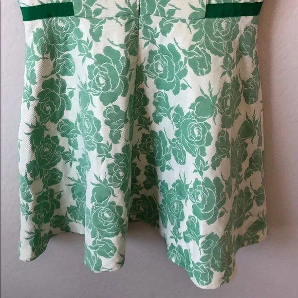 Antonio Melani Green Rose Floral Dress - Picture 6 of 9